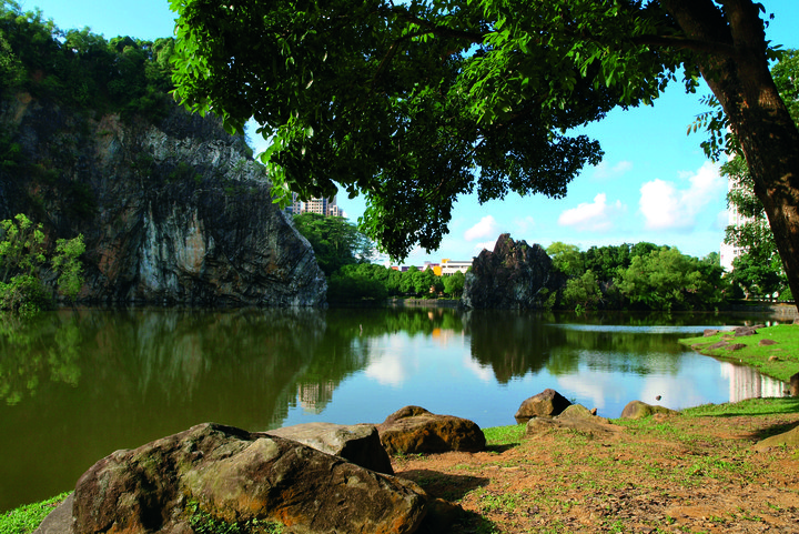 A photo taken of Little Guilin