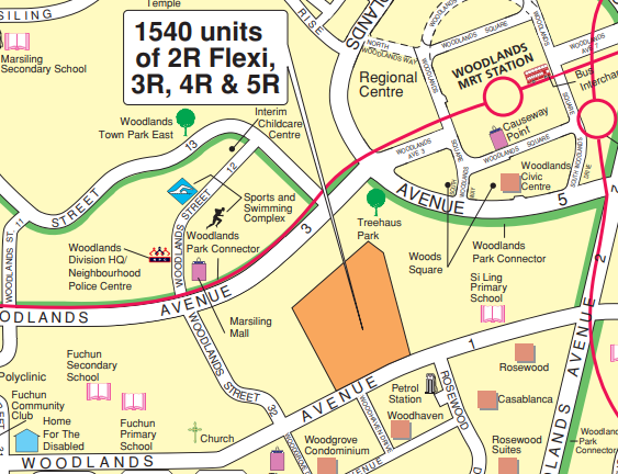 A mapview of the Woodlands BTO