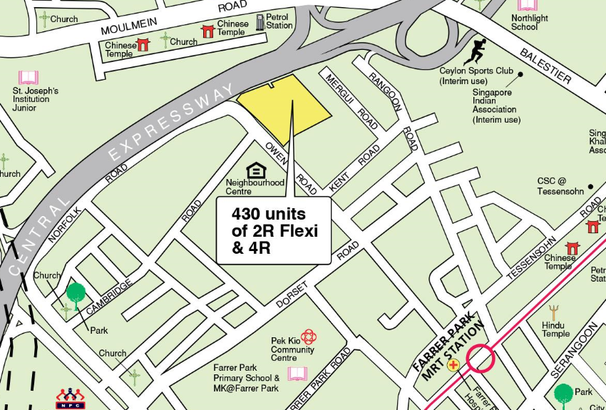 Site map for Kallang nov 2021